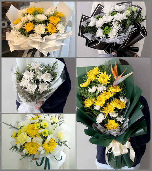 贵州毕节市威宁县牛棚镇水源村白事花束代送